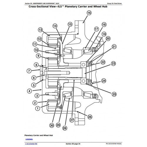 REPAIR MANUAL - JOHN DEERE 8235R, 8260R, 8285R, 8310R, 8335R, 8360R TRACTORS TM110319