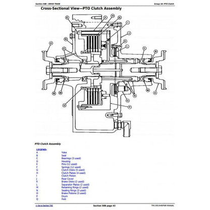 REPAIR MANUAL - JOHN DEERE 9620R TRACTORS TM119519