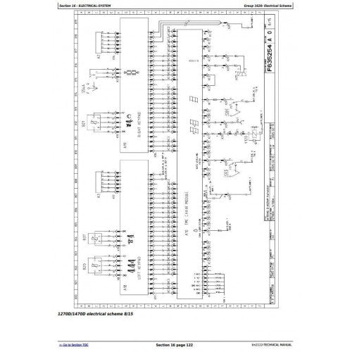 DIAGNOSTIC&REPAIR TECHNICAL MANUAL -  JOHN DEERE  770D  HARVESTER TM2122