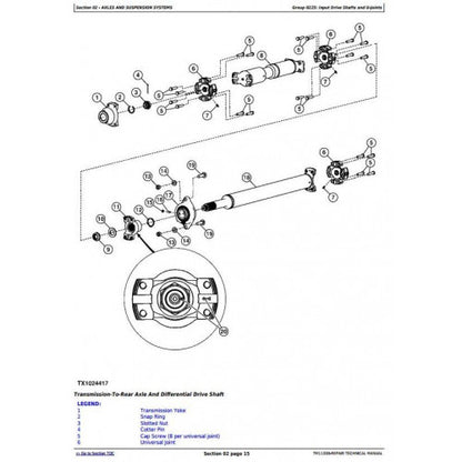 SERVICE REPAIR MANUAL - JOHN DEERE 540H CABLE SKIDDER AND 548H GRAPPLE SKIDDER (SN.-630435) TM11330