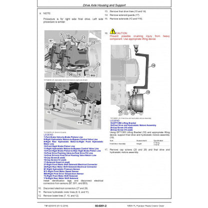 REPAIR MANUAL -JOHN DEERE 1050K PL (SN. F310922-318801) PIPELAYER READY CRAWL ER DOZER (TM14233X19)