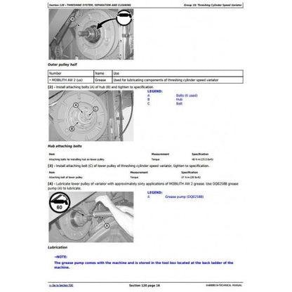 DIAGNOSTIC & REPAIR TECHNICAL MANUAL - JOHN DEERE 1450CWS,(SN.060063-) CIS COMBINES TM800019