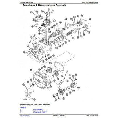 SERVICE REPAIR MANUAL -  JOHN DEERE 160DLC EXCAVATOR TM10091