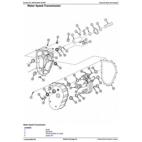 SERVICE REPAIR MANUAL -  JOHN DEERE 1690 1890 1990 CENTRAL COMMODITY SYSTEM SEED METERING FOR AIR SEEDERS TM2065