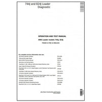 DIAGNOSTIC, OPERATION AND TEST SERVICE MANUAL - JOHN DEERE 744J 4WD LOADERS TM2083