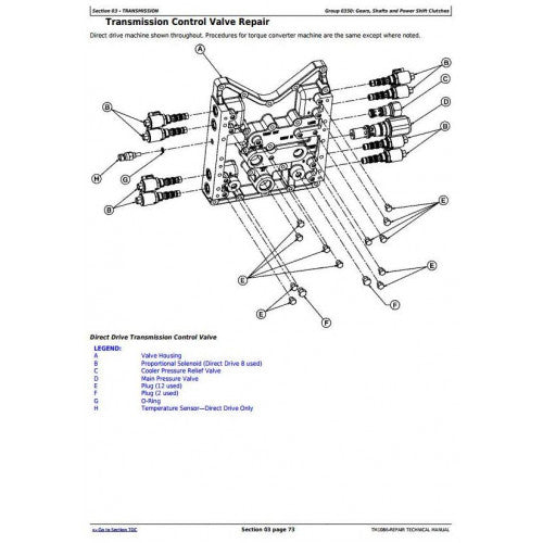 REPAIR TECHNICAL MANUAL - JOHN DEERE 640G-III, 648G-III; TIMBERJACK 460D, 460DG (SN.604614-) SKIDDER TM1086