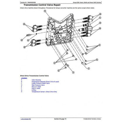 REPAIR TECHNICAL MANUAL - JOHN DEERE 640G-III, 648G-III; TIMBERJACK 460D, 460DG (SN.604614-) SKIDDER TM1086