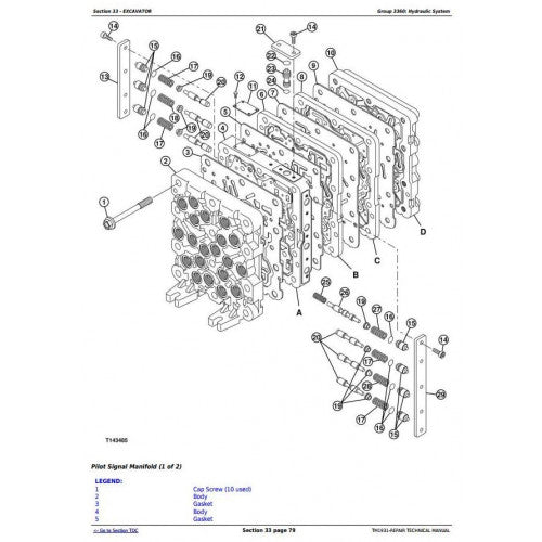 SERVICE REPAIR TECHNICAL MANUAL-JOHN DEERE 200CLC, 230CLC AND 270CLC EXCAVATOR TM1931