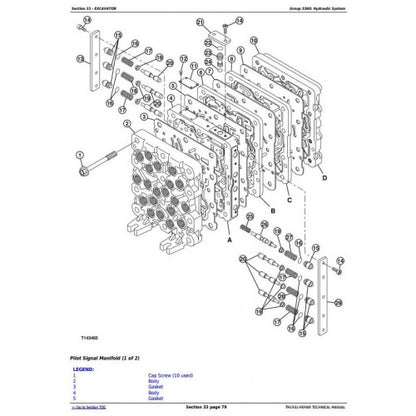 SERVICE REPAIR TECHNICAL MANUAL-JOHN DEERE 200CLC, 230CLC AND 270CLC EXCAVATOR TM1931