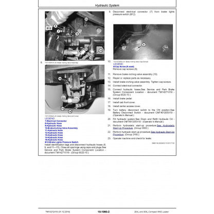 SERVICE REPAIR MANUAL - JOHN DEERE 204L AND 304L (SN. B040073-) COMPACT 4WD LOADER (TM14272X19)