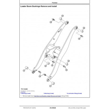 SERVICE REPAIR MANUAL - JOHN DEERE 204L AND 304L (SN. B040073-) COMPACT 4WD LOADER (TM14272X19)