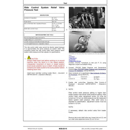 OPERATION & TEST TECHNICAL MANUAL - JOHN DEERE 204L COMPACT 4WD LOADER (TM14271X19)