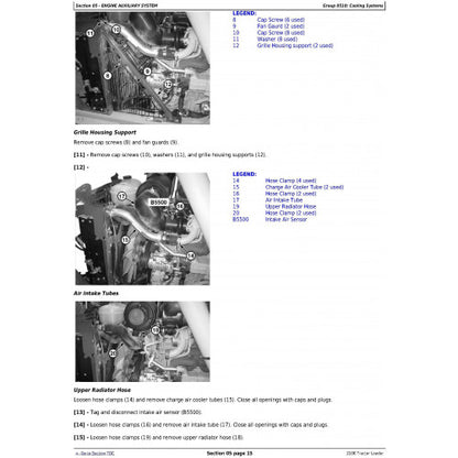 REPAIR TECHNICAL MANUAL - JOHN DEERE 210K TRACTOR LOADER (PIN: 1T8210KX__E891000-) TM12424