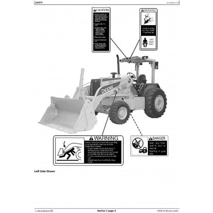 OPERATOR'S MANUAL - JOHN DEERE 210LE LANDSCAPE LOADER OMT186794