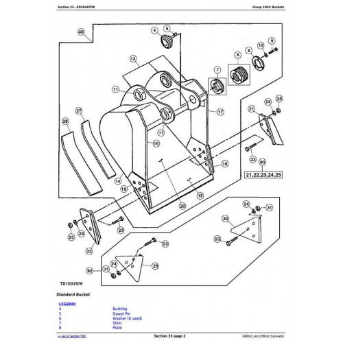 SERVICE REPAIR MANUAL TECHNICAL-JOHN DEERE 240DLC AND 270DLC EXCAVATOR TM2323