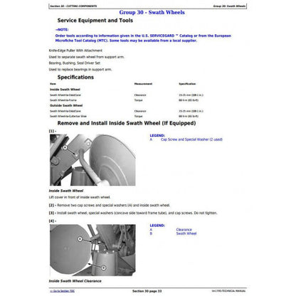 DIAGNOSTIC AND REPAIR TECHNICAL SERVICE MANUAL -  JOHN DEERE 265, 275 & 285 ROTARY DISK MOWERS TM1795