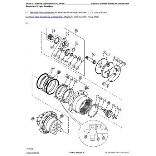 SERVICE REPAIR TECHNICAL MANUAL- JOHN DEERE 27CZTS AND 35CZTS COMPACT EXCAVATOR TM2053