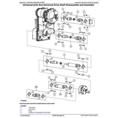 SERVICE REPAIR TECHNICAL MANUAL -JOHN DEERE 644J  (SN.-611231)(SN.-611218) 4WD LOADER TM2076