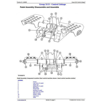 SERVICE REPAIR MANUAL - JOHN DEERE 315 SKID STEER LOADER  COMPACT TRACK LOADER TM10608