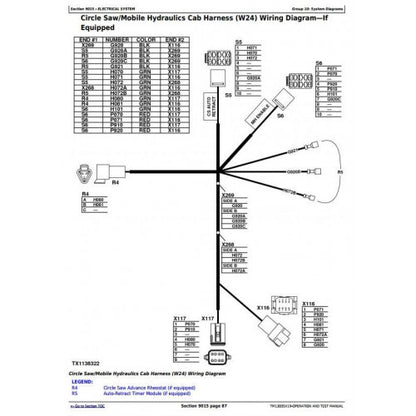 DIAGNOSTIC & TEST SERVICE MANUAL - JOHN DEERE 437D (SN.C254107-) TRAILER MOUNT LOG LOADER TM13035X19