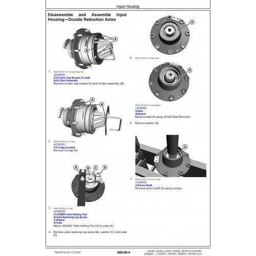 REPAIR TECHNICAL MANUAL - JOHN DEERE 9520RX TRACTORS TM146719 – The ...