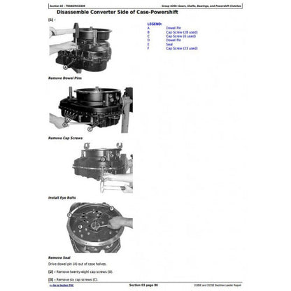 SERVICE REPAIR TECHNICAL MANUAL - JOHN DEERE 315SE SIDE SHIFT LOADER TM1609