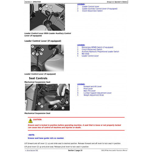 DIAGNOSTIC&TEST SERVICE MANUAL - JOHN DEERE 310SL BACKHOE LOADER (PIN:1T0310SL**F273920-) OMT357606X19 TM13297X19