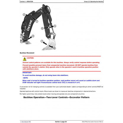 DIAGNOSTIC&TEST SERVICE MANUAL - JOHN DEERE 310SL BACKHOE LOADER (PIN:1T0310SL**F273920-) OMT357606X19 TM13297X19