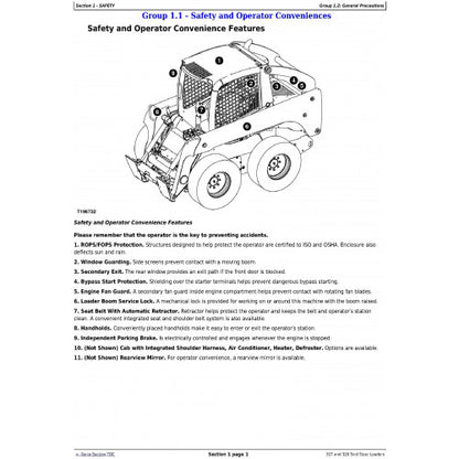 OPERATOR MANUAL - JOHN DEERE 317 AND 320 SKID STEER LOADERS OMT205050