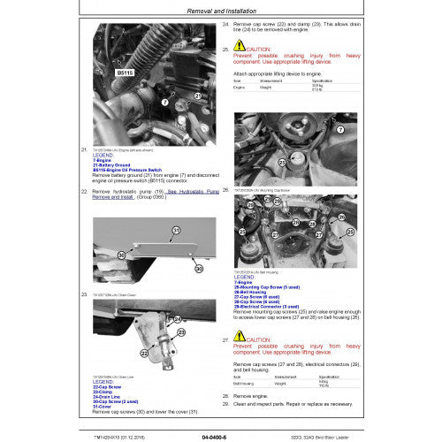 REPAIR TECHNICAL MANUAL - JOHN DEERE 324G SKID STEER LOADER  (TM14294X19)