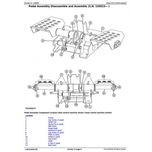 SERVICE REPAIR MANUAL - JOHN DEERE 317 SKID STEER LOADER COMPACT TRACK LOADER  TM2152