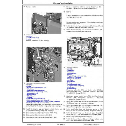 SERVICE REPAIR TECHNICAL MANUAL-JOHN DEERE 130G (SN.FROM D040001) EXCAVATOR (TM14289X19)