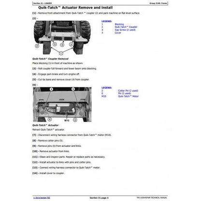 REPAIR MANUAL -JOHN DEERE 326D, 328D, 329D, 332D, 333D SKID STEER LOADER WITH EH CONTROLS TM11439