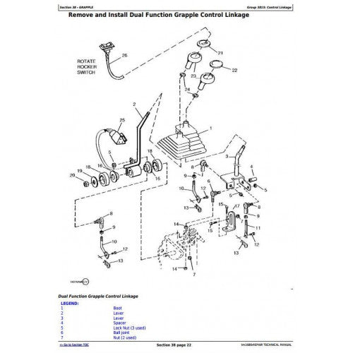 REPAIR SERVICE MANUAL - JOHN DEERE 648G (SN. -565684) SKIDDERS TM1600