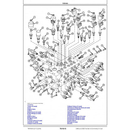 REPAIR TECHNICAL SERVICE MANUAL - JOHN DEERE C850 AND C650 TOW BEHIND COMMODITY AIR CART TM145419