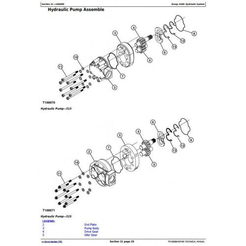 SERVICE REPAIR MANUAL - JOHN DEERE CT315 SKID STEER LOADER COMPACT TRACK LOADER TM10608