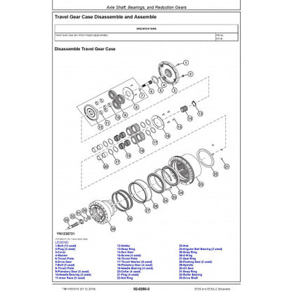 REPAIR TECHNICAL MANUAL (TM14153X19) -JOHN DEERE E130, E130LC (SN.FROM D300003) EXCAVATOR