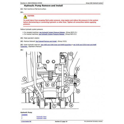 SERVICE REPAIR MANUAL - JOHN DEERE 319D SKID STEER LOADER W.MANUAL CONTROLS TM11399