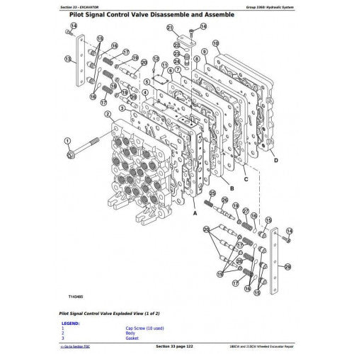 SERVICE REPAIR MANUAL-JOHN DEERE 210CW WHEELED EXCAVATOR TM2287