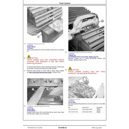 REPAIR TECHNICAL MANUAL  - JOHN DEERE 3156G (SN. F316001-) LOG LOADER TM14030X19