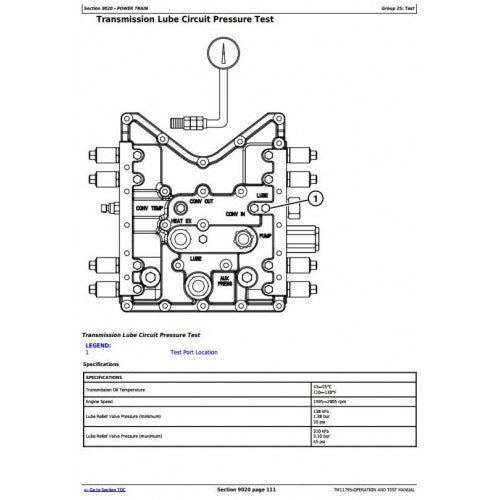 DIAGNOSTIC AND TEST SERVICE MANUAL - JOHN DEERE 640H  (SN. FROM 630436) SKIDDER TM11795