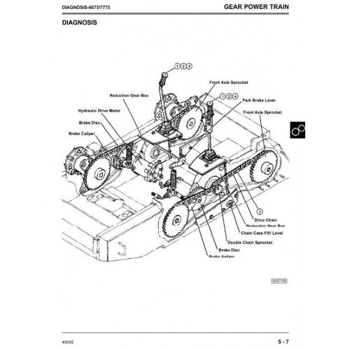 TECHNICAL SERVICE MANUAL -  JOHN DEERE 7775 SKID STEER LOADER TM1553