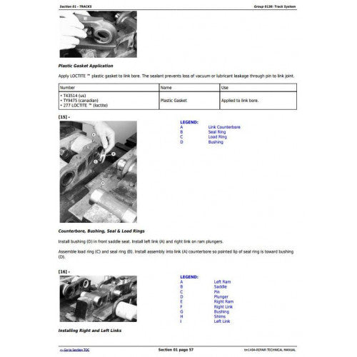 SERVICE REPAIR TECHNICAL MANUAL - JOHN DEERE 650G CRAWLER DOZER TM1404