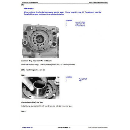 SERVICE REPAIR TECHNICAL MANUAL -JOHN DEERE 550J CRAWLER DOZER TM10722