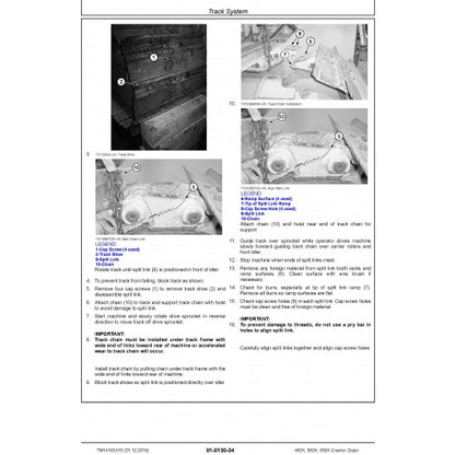 REPAIR TECHNICAL SERVICE MANUAL - JOHN DEERE 450K CRAWLER DOZER (TM14163X19)