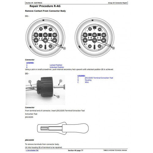 REPAIR TECHNICAL MANUAL - JOHN DEERE 4630 SELF-PROPELLED SPRAYERS (PIN PREFIX 1NW) TM803119