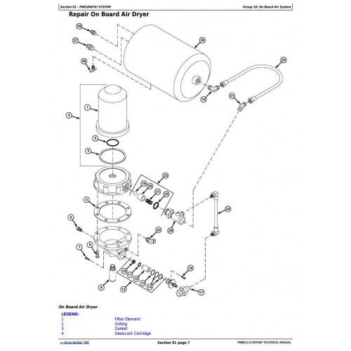 REPAIR TECHNICAL MANUAL - JOHN DEERE 4630 SELF-PROPELLED SPRAYERS (PIN PREFIX 1NW) TM803119