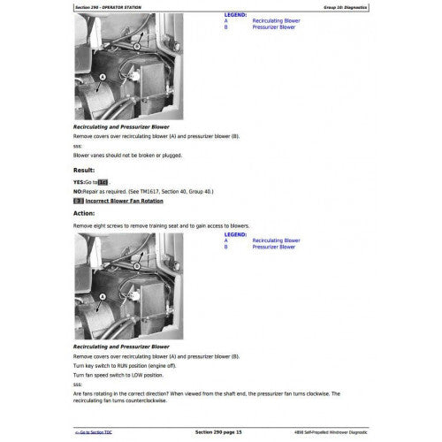 DIAGNOSTIC AND TESTS SERVICE MANUAL - JOHN DEERE 4890 SELF-PROPELLED HAY AND FORAGE WINDROWER TM1781