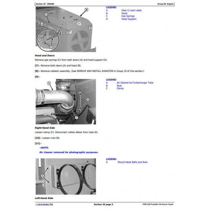 SERVICE REPAIR TECHNICAL MANUAL - JOHN DEERE 4990 SELF-PROPELLED HAY AND FORAGE WINDROWER TM1819