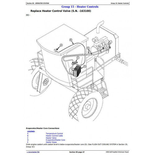 SERVICE REPAIR TECHNICAL MANUAL - JOHN DEERE 4990 SELF-PROPELLED HAY AND FORAGE WINDROWER TM1819